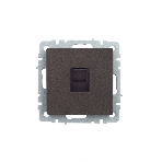 Розетка компьютерная IEK BRITE РК10-БрТБ RJ45 кат.5E темная бронза