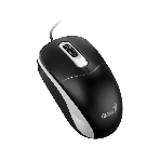 Мышь проводная Genius DX-111 черно-серый, 1200 dpi, USB, кнопки - 3