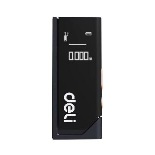 Лазерный дальномер Deli DL331150 Home Series черный; диапазон измерений 0,05~50м, точность измерения ±3мм, 370 мАч, OLED дисплей, Type-C, вес 48 грамм, эксклюзивный дизайн