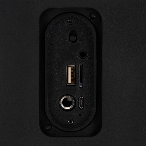 Минисистема Hyundai H-MC1230 черный 40Вт FM USB BT micro SD