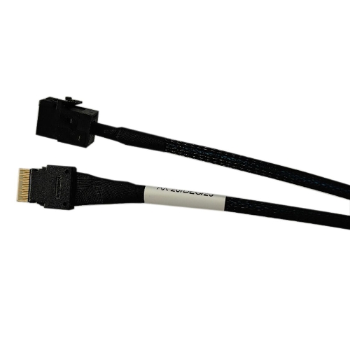 Кабель Amphenol RSL38-1067 Slimline SASx4 (SFF8654) -to- HD MiniSAS x4 (SFF8643) 100 см