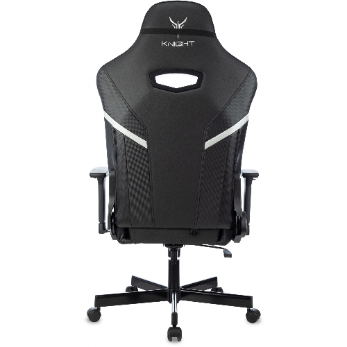 Кресло Knight Thunder 5X черный, экокожа, 120 кг, механизм качания