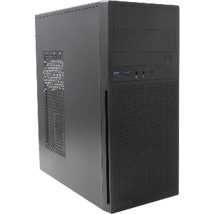 Компьютерный корпус MidiTower Powerman DA815BK черный PMP-500ATX-F 2*USB 3.0 ATX
