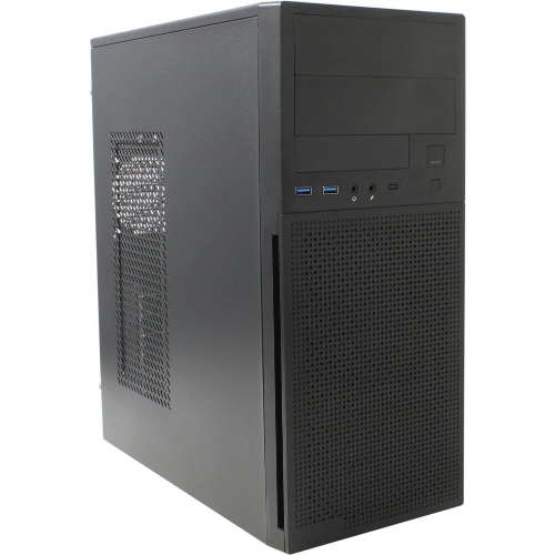 Компьютерный корпус MidiTower Powerman DA815BK черный PMP-500ATX-F 2*USB 3.0 ATX