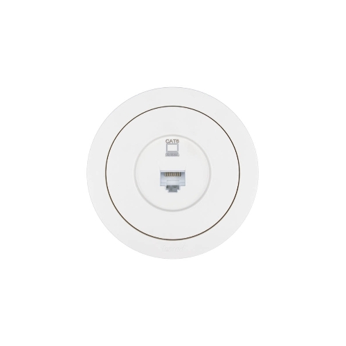 Розетка компьютерная СП OSEN RJ45 кат.6 механизм бел. LEZARD 743-0288-140