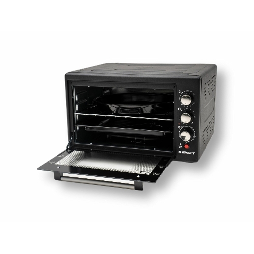 Мини-печь Kraft KF-MO3804RKBL черный Мощность 1500(Вт),Объем 38(Л)