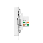 Механизм розетки RJ45 (cat5) EKF UP1-SOW-RJ45-5 белый Эпика