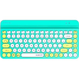 Клавиатура беспроводная A4Tech Fstyler FBK30, USB, Bluetooth/Радиоканал, зеленый