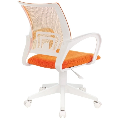 Кресло Бюрократ CH-W695NLT TW-38-3 TW-96-1 оранжевый, сетка/ткань, 120 кг, механизм качания