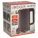 Чайник электрический Delta Lux DE-1011 черный