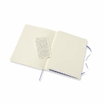 Блокнот Moleskine CLASSIC SOFT QP623B42 XLarge 190х250 мм, 192 страниц, нелинованный, мягкая обложка, голубая гортензия