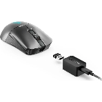 Мышь беспроводная Lenovo Legion M600s Qi Wireless Gaming темно-серый оптическая 19000dpi BT/Radio USB (GY51H47355)