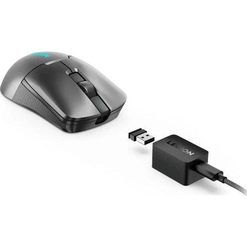 Мышь беспроводная Lenovo Legion M600s Qi Wireless Gaming темно-серый оптическая 19000dpi BT/Radio USB (GY51H47355)