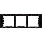 Рамка-суппорт 6мод. Avanti для In-liner Front черный ДКС 4402916