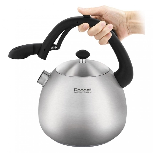 Чайник металлический Rondell Esfera RDS-1656, 3л, стальной