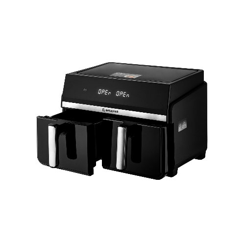 Аэрогриль BRAYER BR2050 черный, 2200 Вт, 10 л, сенсор, 8 программ