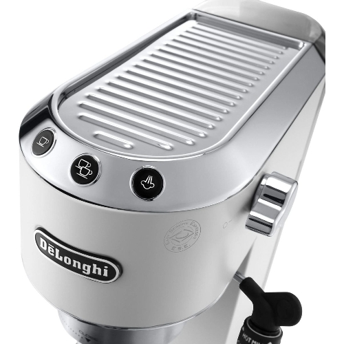 Кофеварка эспрессо DeLonghi EC685.W белый, исп. кофе - молотый/чалды, 1.1 л, 1350 Вт, 15 бар