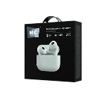 Наушники TWS More Choice БВ11 белый, вкладыши, Bluetooth, сенсорное управление, до 4 ч