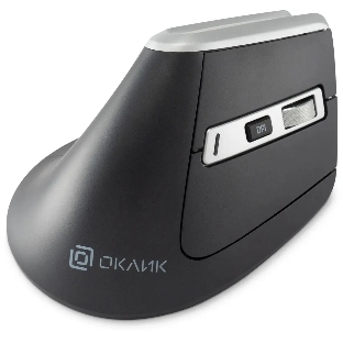 Мышь беспроводная Oklick 991MW серый, 2400 dpi, радиоканал, Bluetooth, USB, кнопки - 7