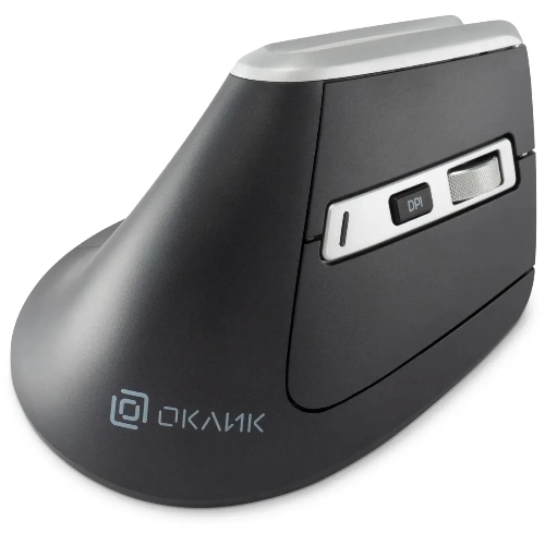 Мышь беспроводная Oklick 991MW серый, 2400 dpi, радиоканал, Bluetooth, USB, кнопки - 7