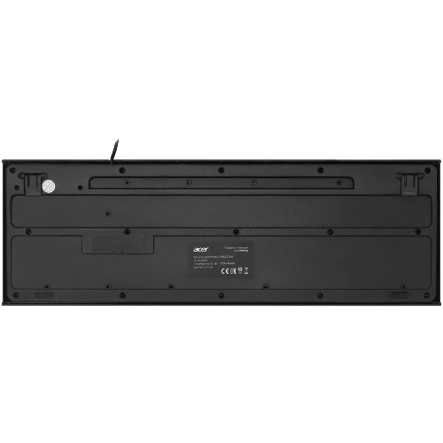 Клавиатура проводная Acer OKW120, USB, черный