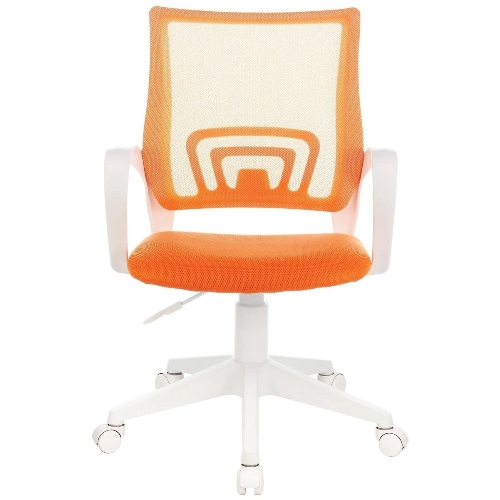 Кресло Бюрократ CH-W695NLT TW-38-3 TW-96-1 оранжевый, сетка/ткань, 120 кг, механизм качания