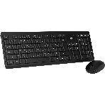 Комплект клавиатура+мышь Oklick S269W беспроводной, USB, 1600 DPI, чёрный