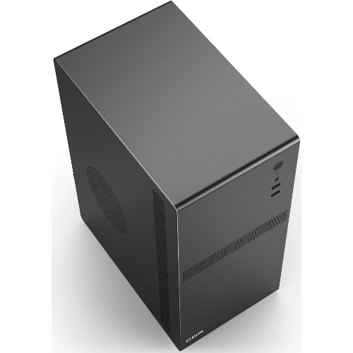 Компьютерный корпус CBR mATX Minitower V201, без БП, 2хUSB 2.0, HD Audio+Mic, черный PCC-MATX-V201-WPSU