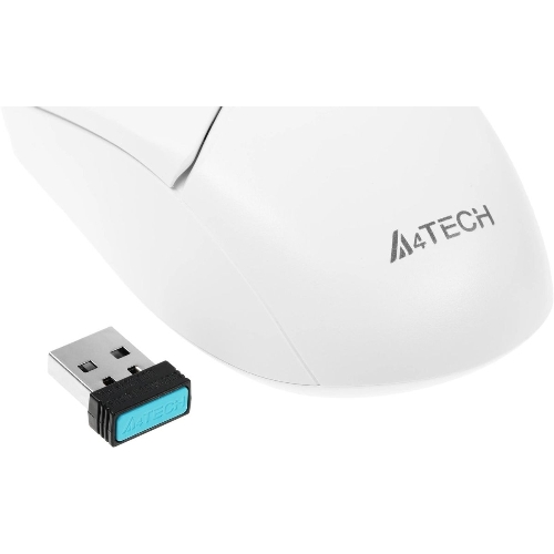 Мышь беспроводная A4Tech Fstyler FB12 белый, 1200 dpi, радиоканал, Bluetooth, USB, кнопки - 3