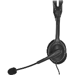 Гарнитура Logitech H110 серебристый, проводная, 3.5 мм