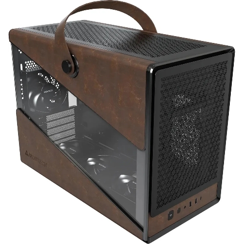 Компьютерный корпус Montech Heritage PRO (B) черный без БП mATX 5x120мм 2x140мм 2xUSB3.0 audio bott PSU