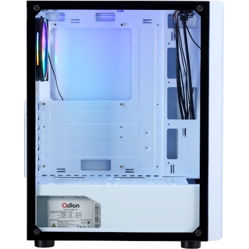 Компьютерный корпус AeroCool/Formula CL-3302W RGb белый без БП ATX 2xUSB 2.0 1xUSB 3.0 audio bott PSU