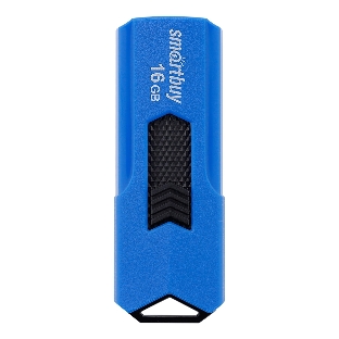 Флешка USB Smartbuy STREAM Blue (SB16GbST-B), 16Gb, USB 2.0, R/W 25/15, синий/черный