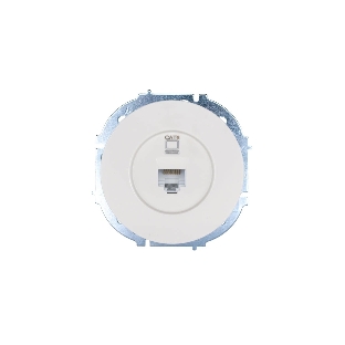 Розетка компьютерная СП OSEN RJ45 кат.6 механизм бел. LEZARD 743-0288-140