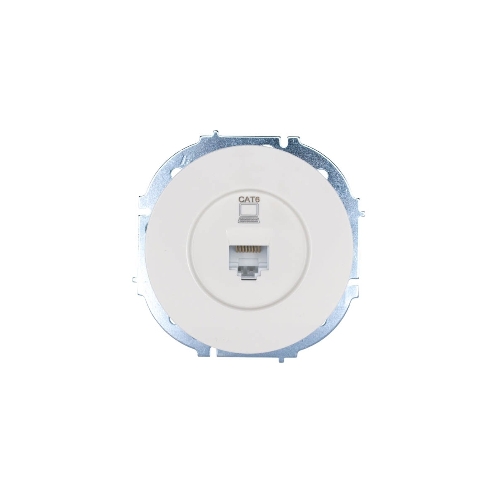 Розетка компьютерная СП OSEN RJ45 кат.6 механизм бел. LEZARD 743-0288-140