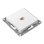 Механизм розетки RJ45 (cat5) EKF UP1-SOW-RJ45-5 белый Эпика