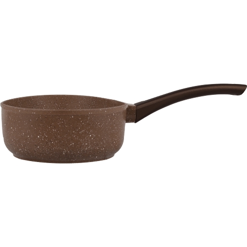 Ковш Maunfeld Carmel MF18CRM01SP из литого алюминия со стеклянной крышкой, 18 см, 1,6 л