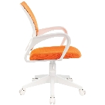 Кресло Бюрократ CH-W695NLT TW-38-3 TW-96-1 оранжевый, сетка/ткань, 120 кг, механизм качания