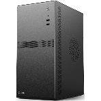 Компьютерный корпус CBR mATX Minitower V201, без БП, 2хUSB 2.0, HD Audio+Mic, черный PCC-MATX-V201-WPSU
