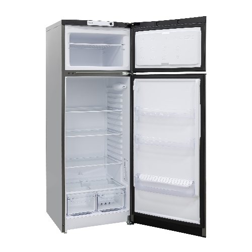 Холодильник Indesit TIA 16 NG серый/черный двухкамерный 245/51 л морозилка сверху, капельная система