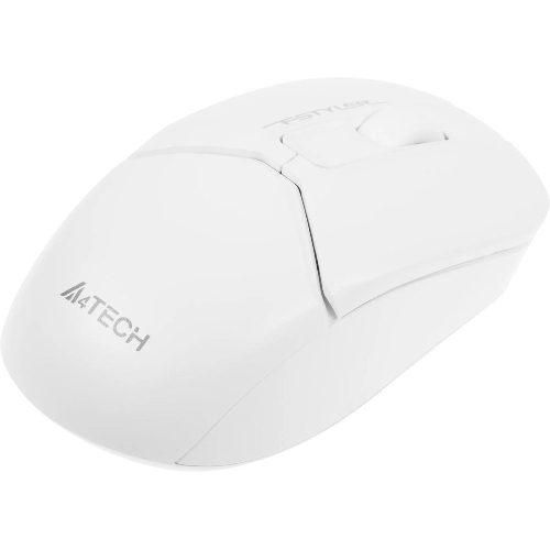 Мышь беспроводная A4Tech Fstyler FB12 белый, 1200 dpi, радиоканал, Bluetooth, USB, кнопки - 3