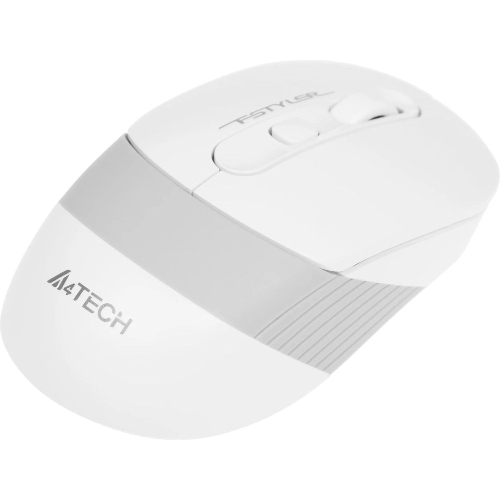 Мышь беспроводная A4Tech Fstyler FG10S белый/серый, 2000 dpi, радиоканал, USB, кнопки - 4