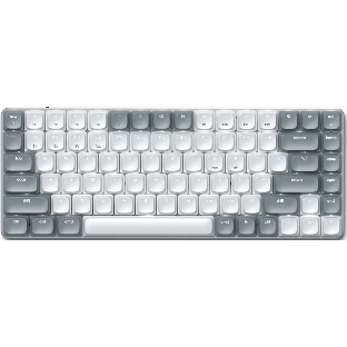 Клавиатура Satechi SM1 Slim Light гибридная, USB Type-A, Bluetooth, радиоканал, белый