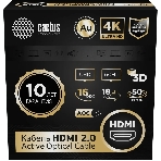 Кабель аудио-видео Cactus CS-HDMI-AOC-2-50 HDMI (m)/HDMI (m) 50м. позолоч.конт. черный