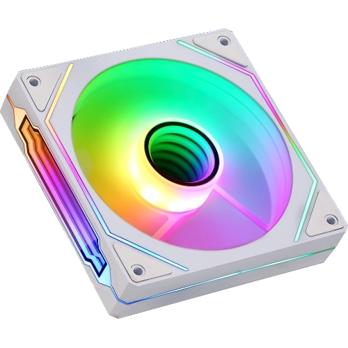 Вентилятор для корпуса Aerocool/Formula Floe 12WH ARPW ARGb белый, 120 мм, 1500 об/мин, 26.8 дБ, 4 pin