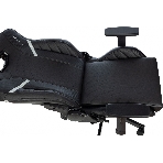 Кресло Knight Thunder 5X черный, экокожа, 120 кг, механизм качания