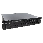 Микшер-усилитель Intrend ITMXAMP-350MTZ зональный, 5 зон. MP3, FM-тюнер, USB, Bluetooth, 3хMic/2хLine входы, 1хLine выход, 350 Вт, 4-16 Ом/100V, IR-пульт в комплекте