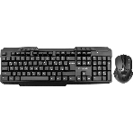Комплект клавиатура+мышь Defender Jakarta C-805 беспроводной, USB, 1600 DPI, чёрный