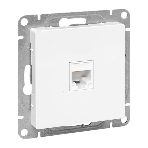 Механизм розетки RJ45 (cat5) EKF UP1-SOW-RJ45-5 белый Эпика