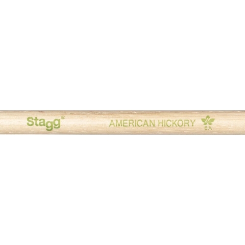 Барабанные палочки STAGG SHV5A деревянные, American Hickory 5A, материал орех, 2 шт., подобранная пара по весу, цвету и звучанию, размеры (в упаковке) 410х20х20 мм, вес (в упаковке) 0,1 кг